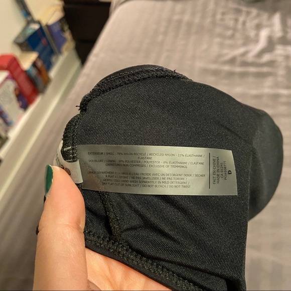 Black Bathing Suit Top from Simons. Small/medium. - Picture 2 of 3